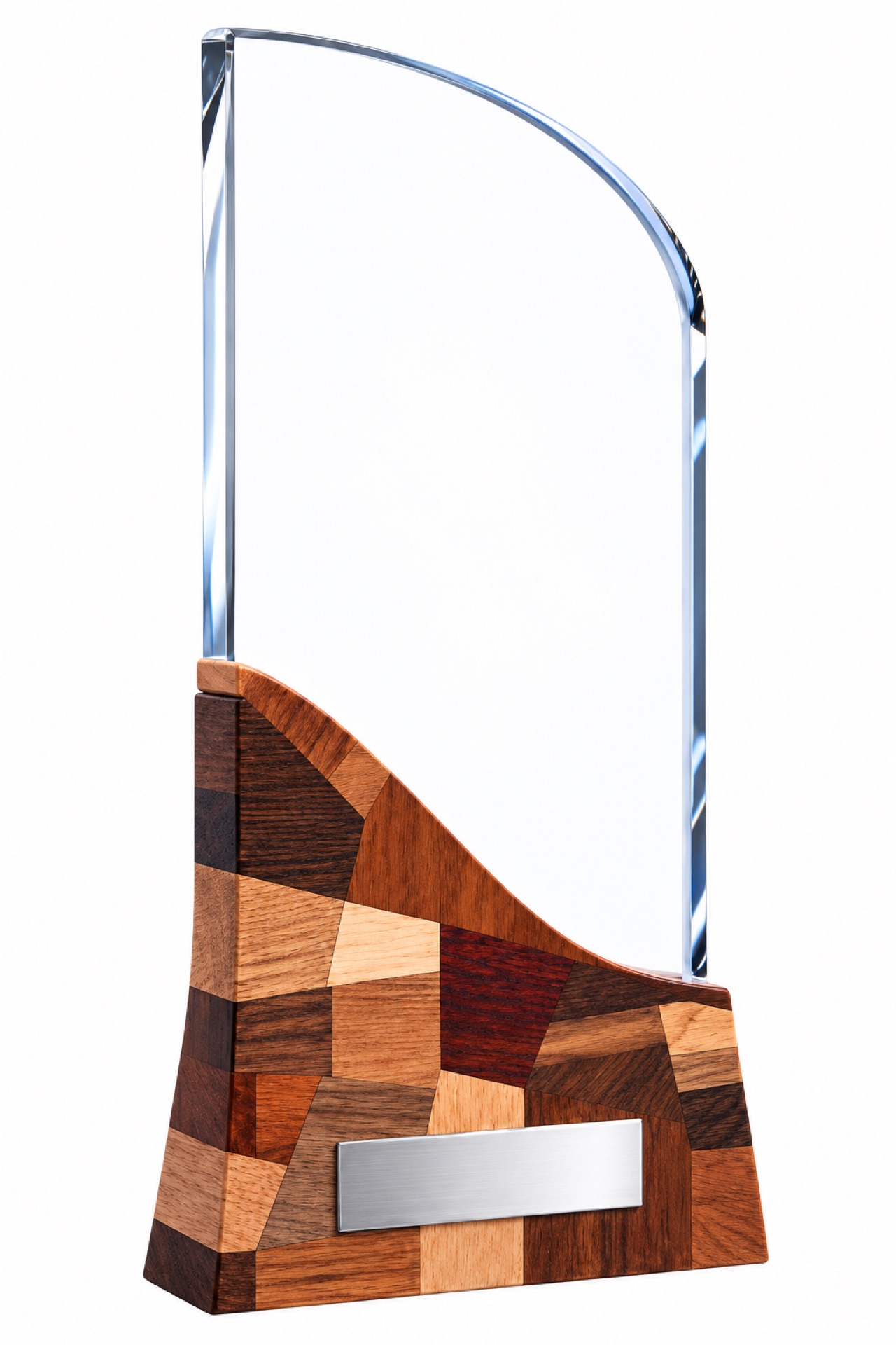 Trophée bois et plexiglas gravable