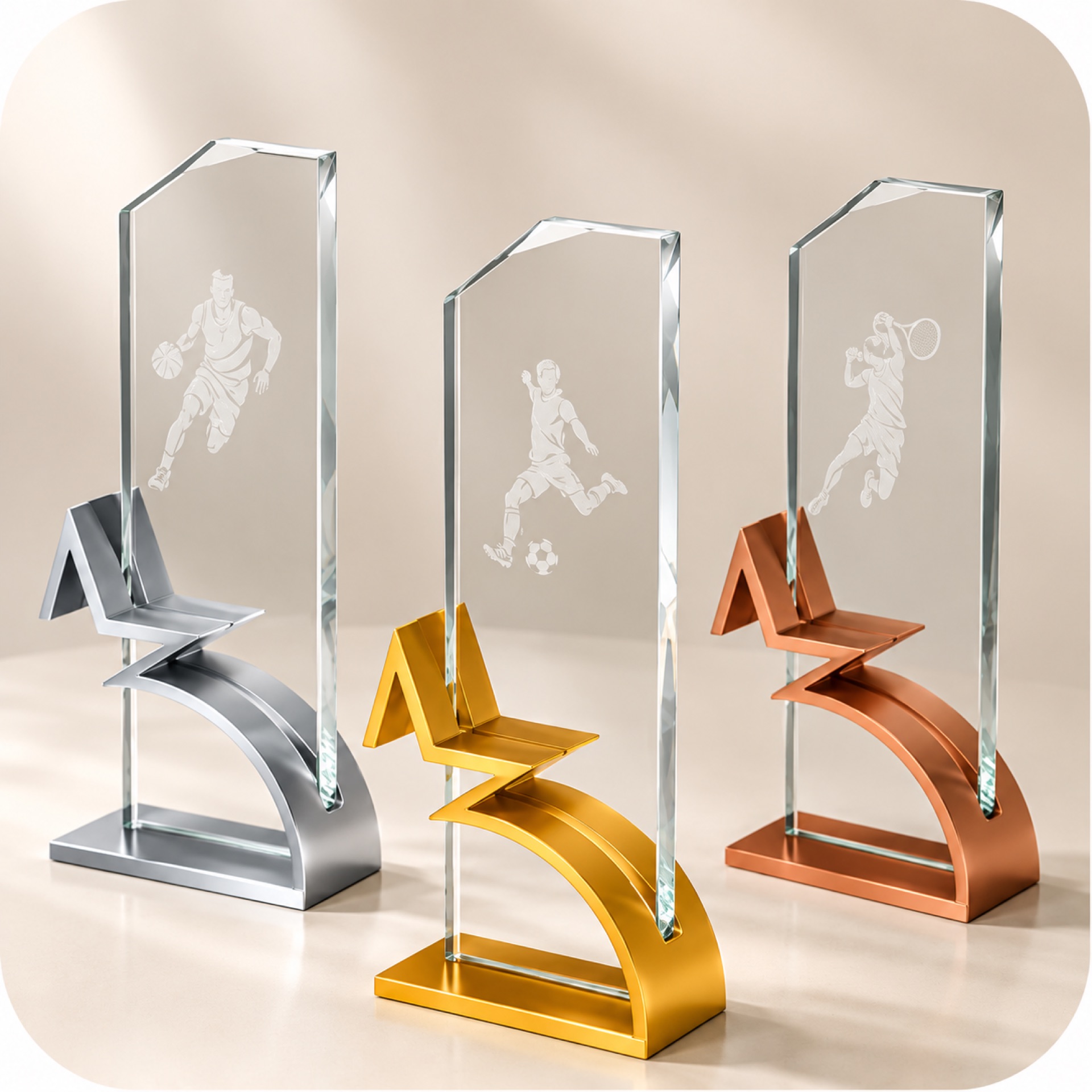 Trophée Signature 3D personnalisé WOAW