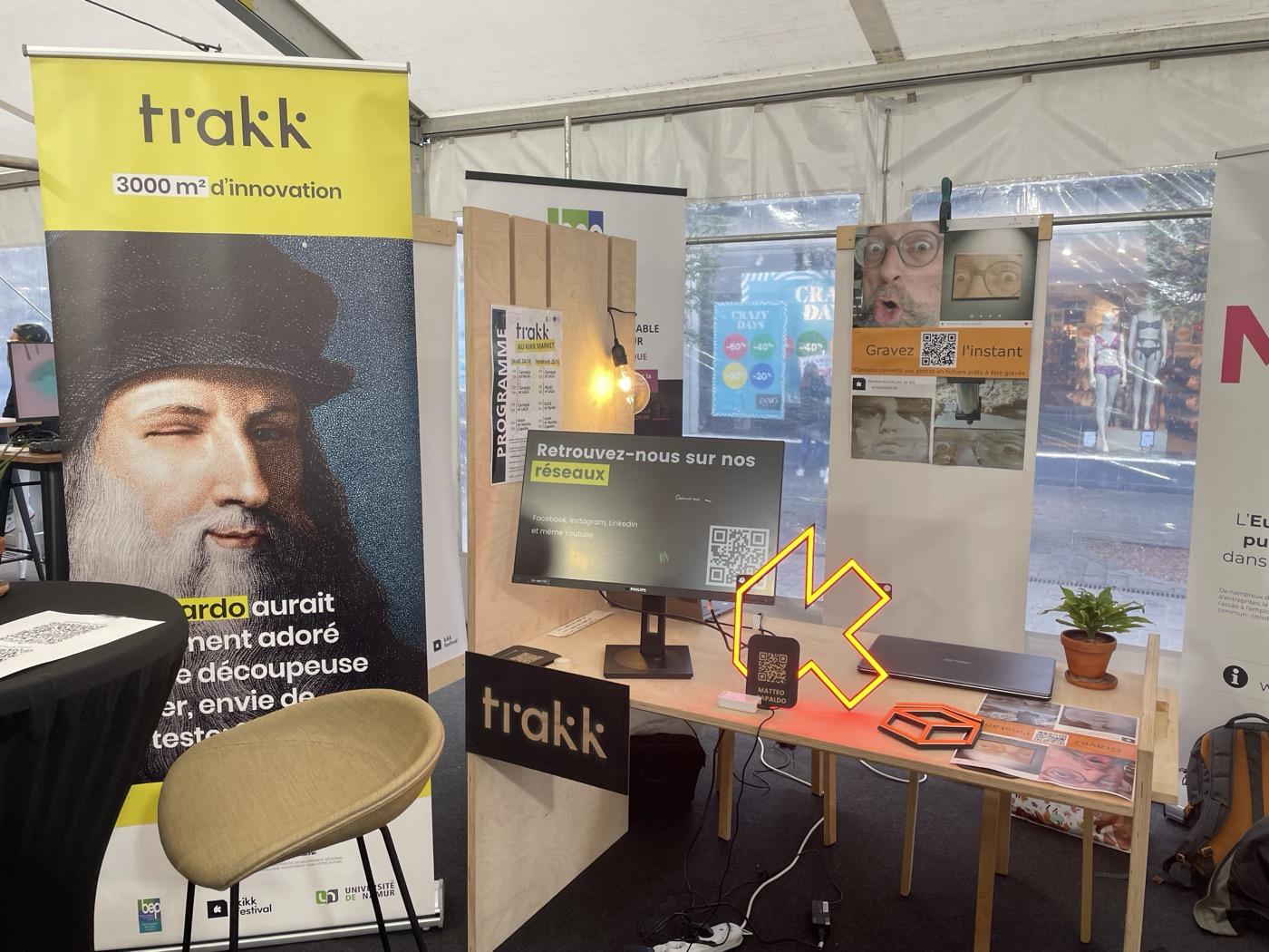 Stand WOAW Design au festival KIKK 2024 — Namur